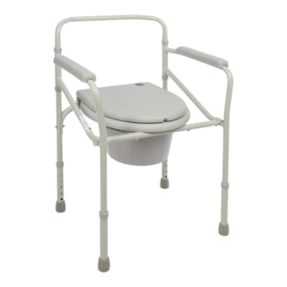 Toaletné kreslo skladacie RKT 023B – statické, do 120 kg